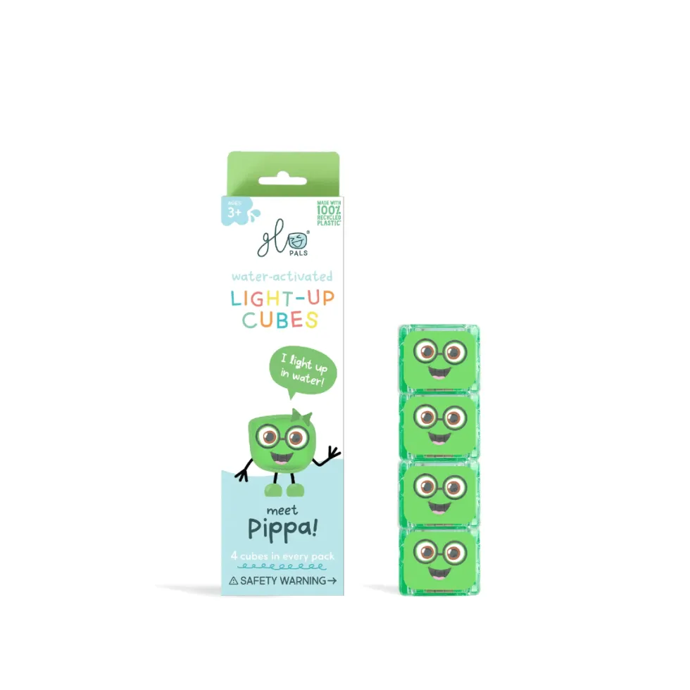 Aistikuutiot veteen – Pippa, 4 kpl