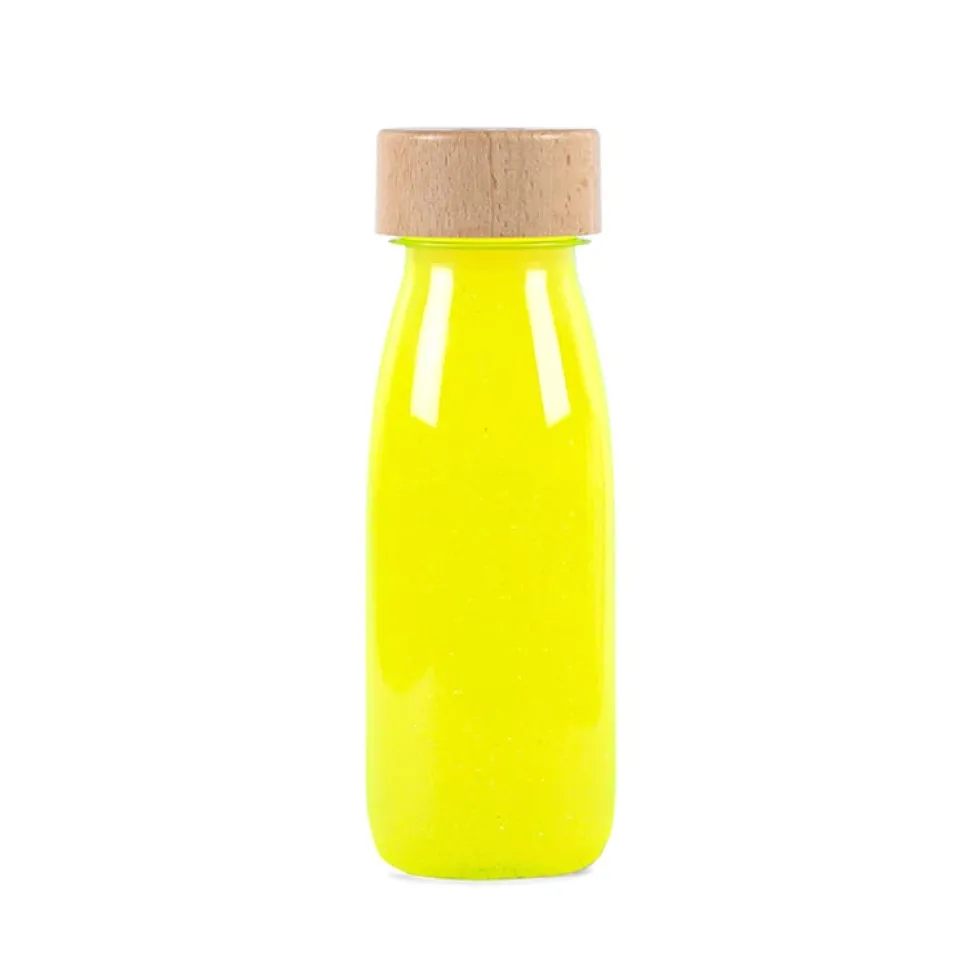 Aistipullo - Glow-in-the-dark keltainen