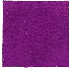 Aistitaulu paljeteilla - Violetti/Hopea