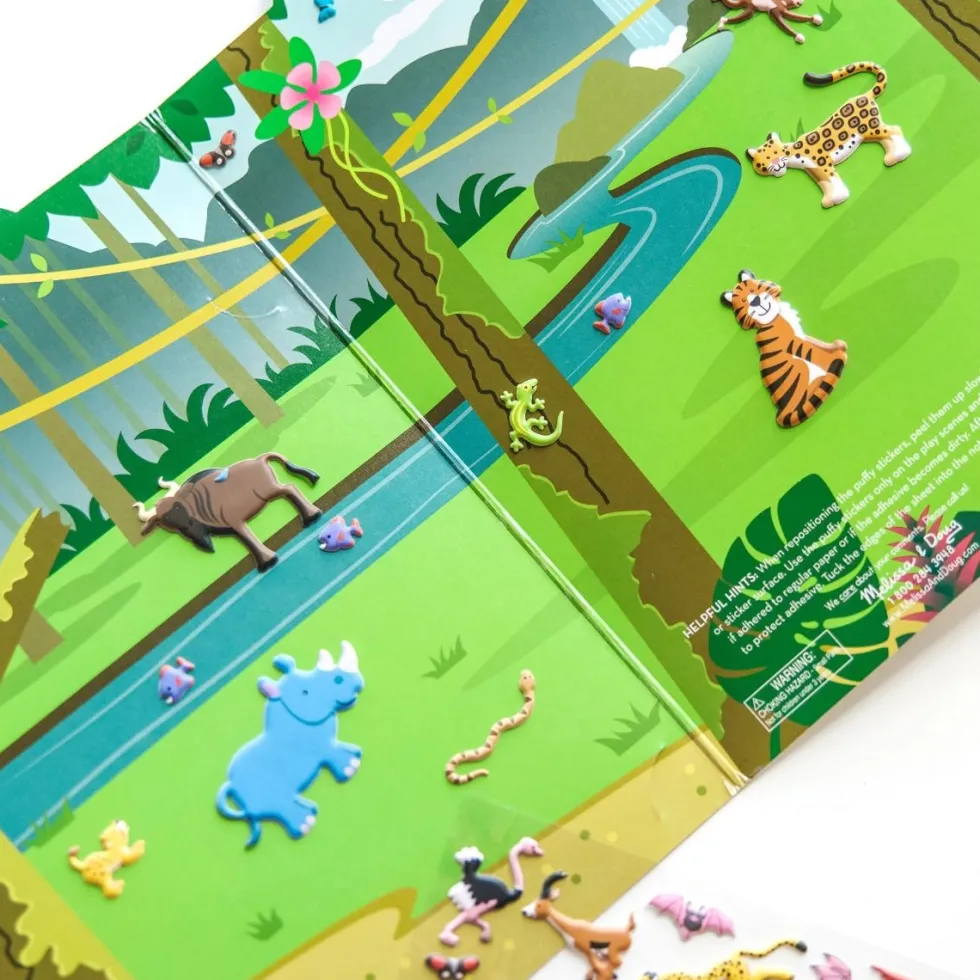 Aktiviteettikirja tarroilla - Safari