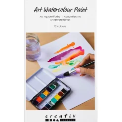 Akvarellivärit Art Aqua - Sekoitus, 12 väriä