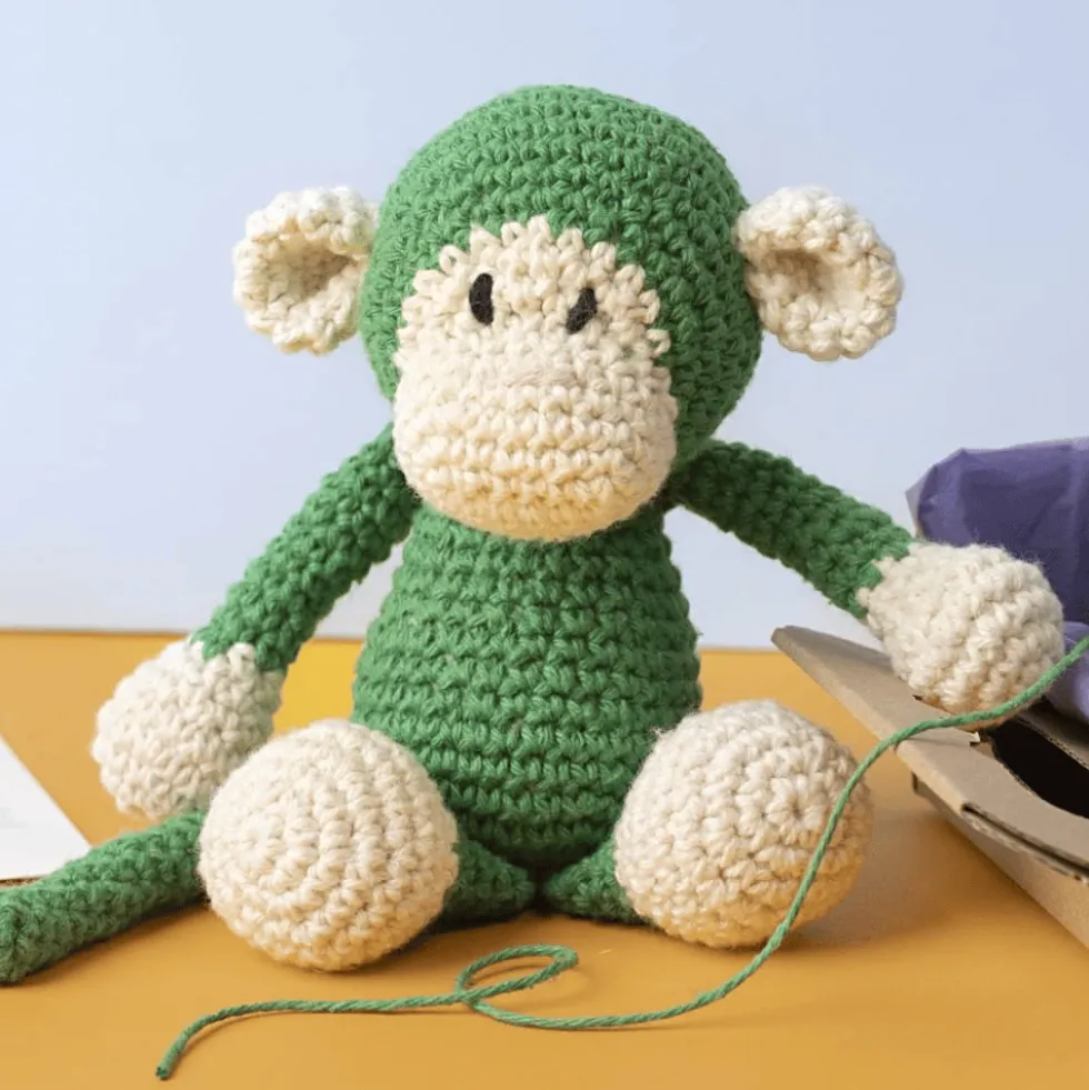 Amigurumi-virkkaussetti - Aapeli-apina