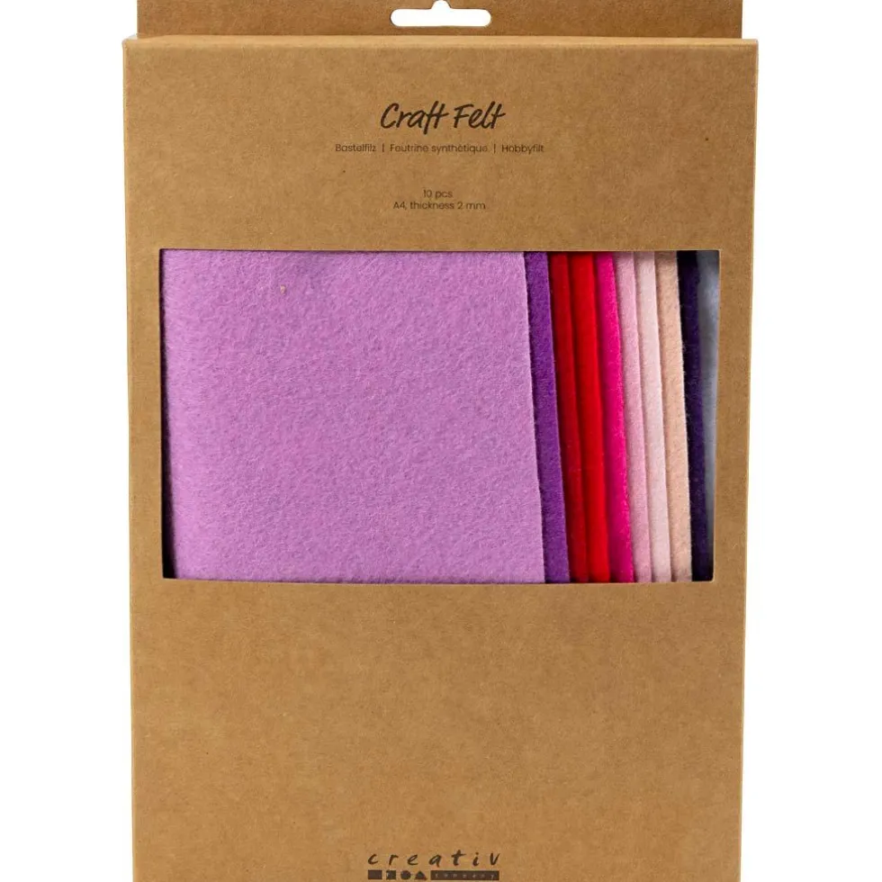 Askarteluhuopa A4 - Violetti/pinkki, 10 arkkia