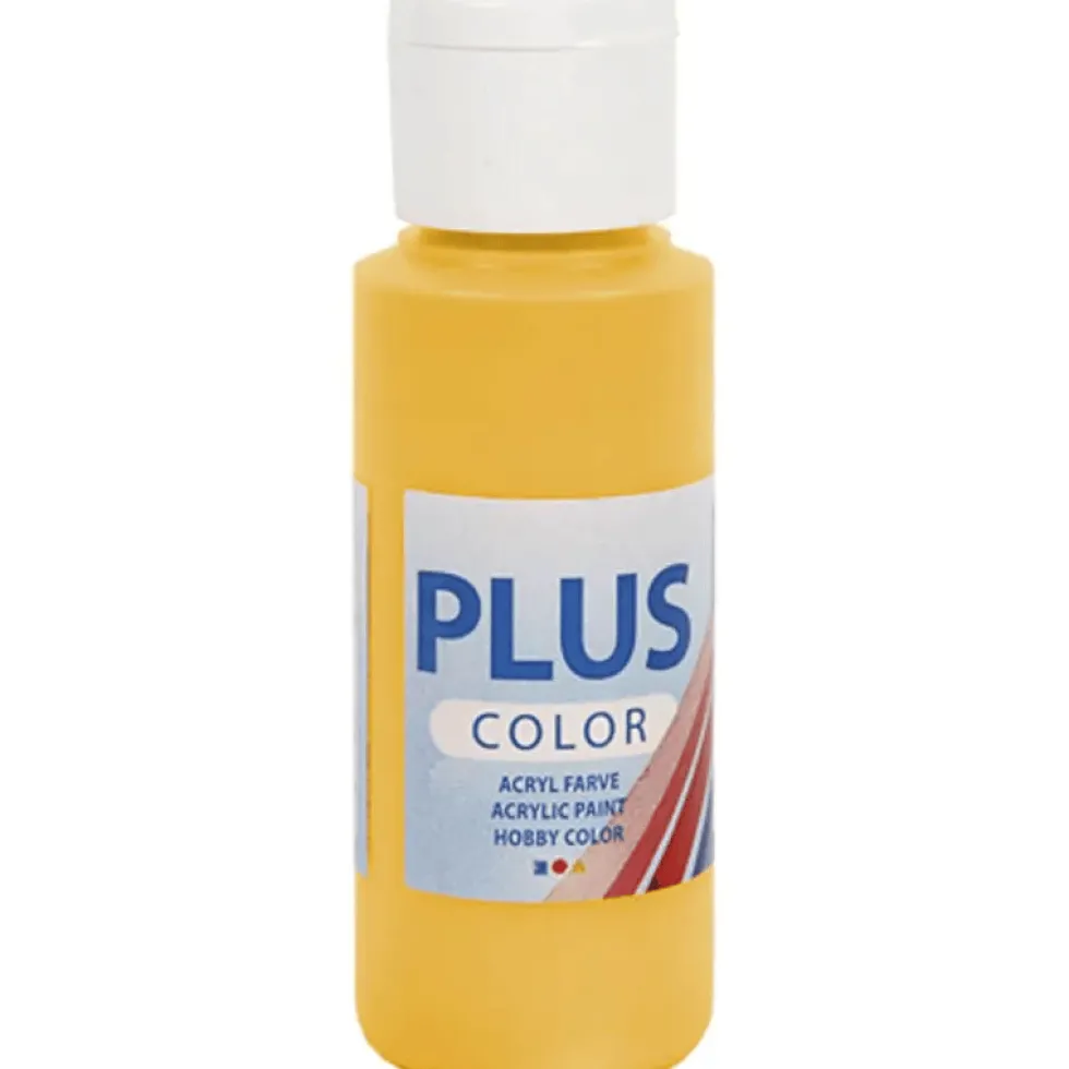 Askartelumaali 60 ml - Auringonkeltainen, 1 kpl