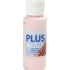 Askartelumaali 60 ml - Pehmeä pinkki, 1 kpl