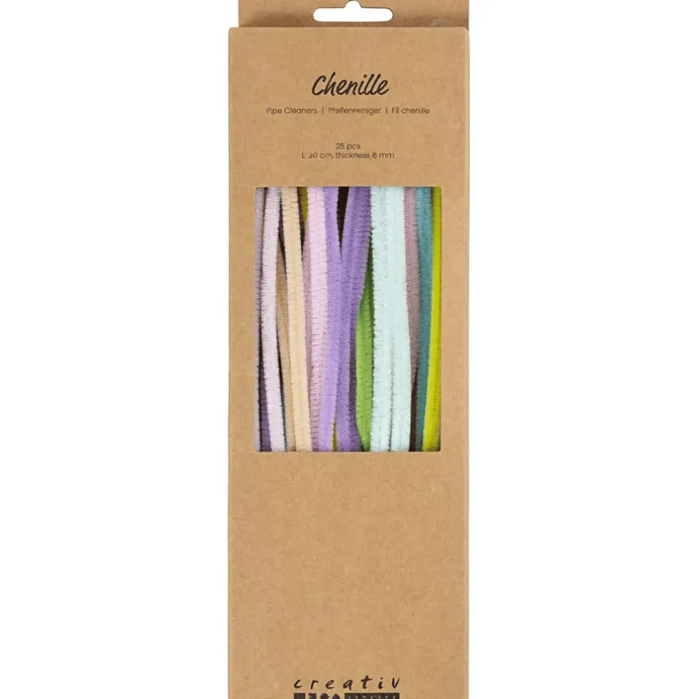 Askartelupunos Ø6 mm. - Pastelli, 25 kpl