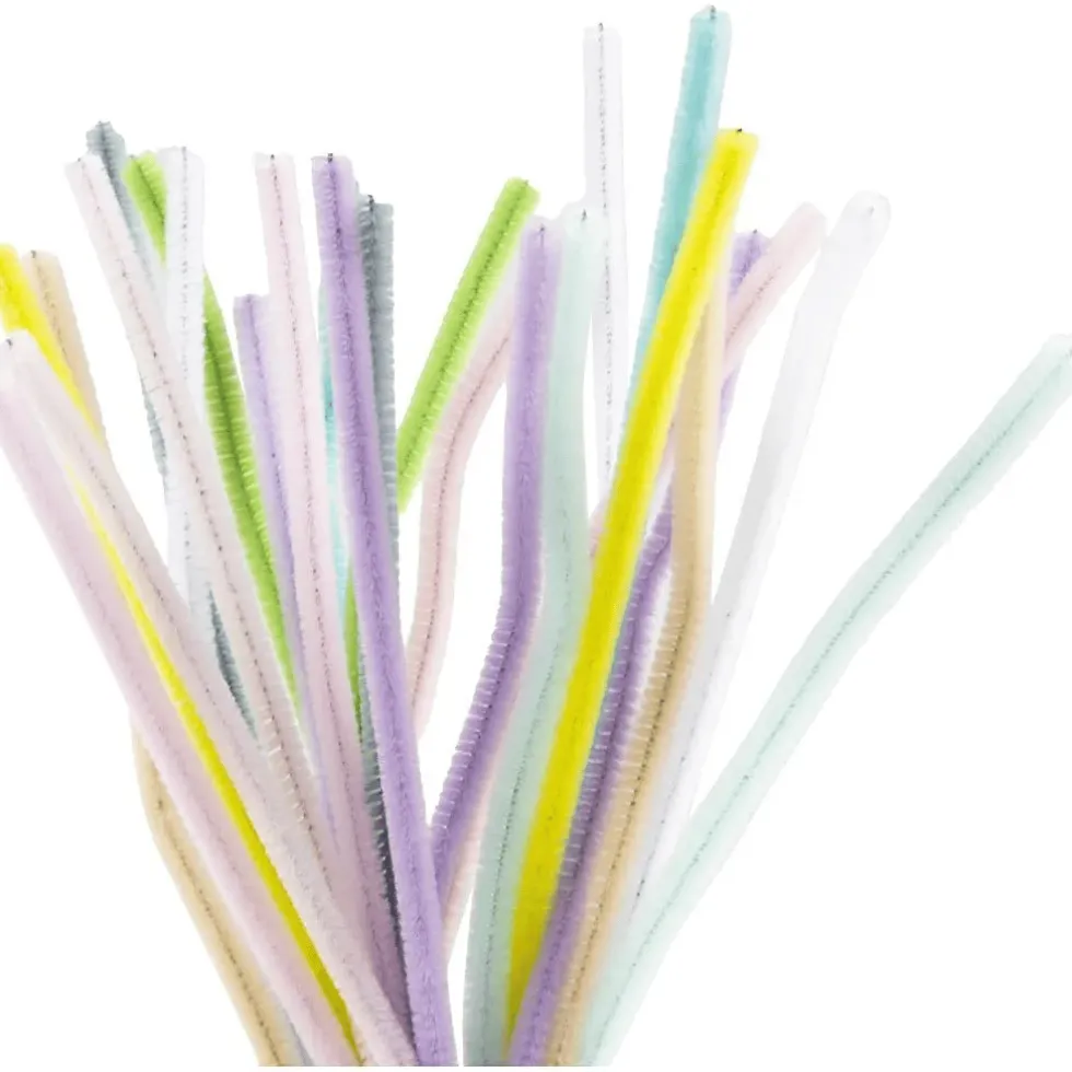Askartelupunos Ø6 mm. - Pastelli, 25 kpl