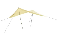 Aurinkopurje 3 x 4 m - Hiekanruskea + 2 tankoa