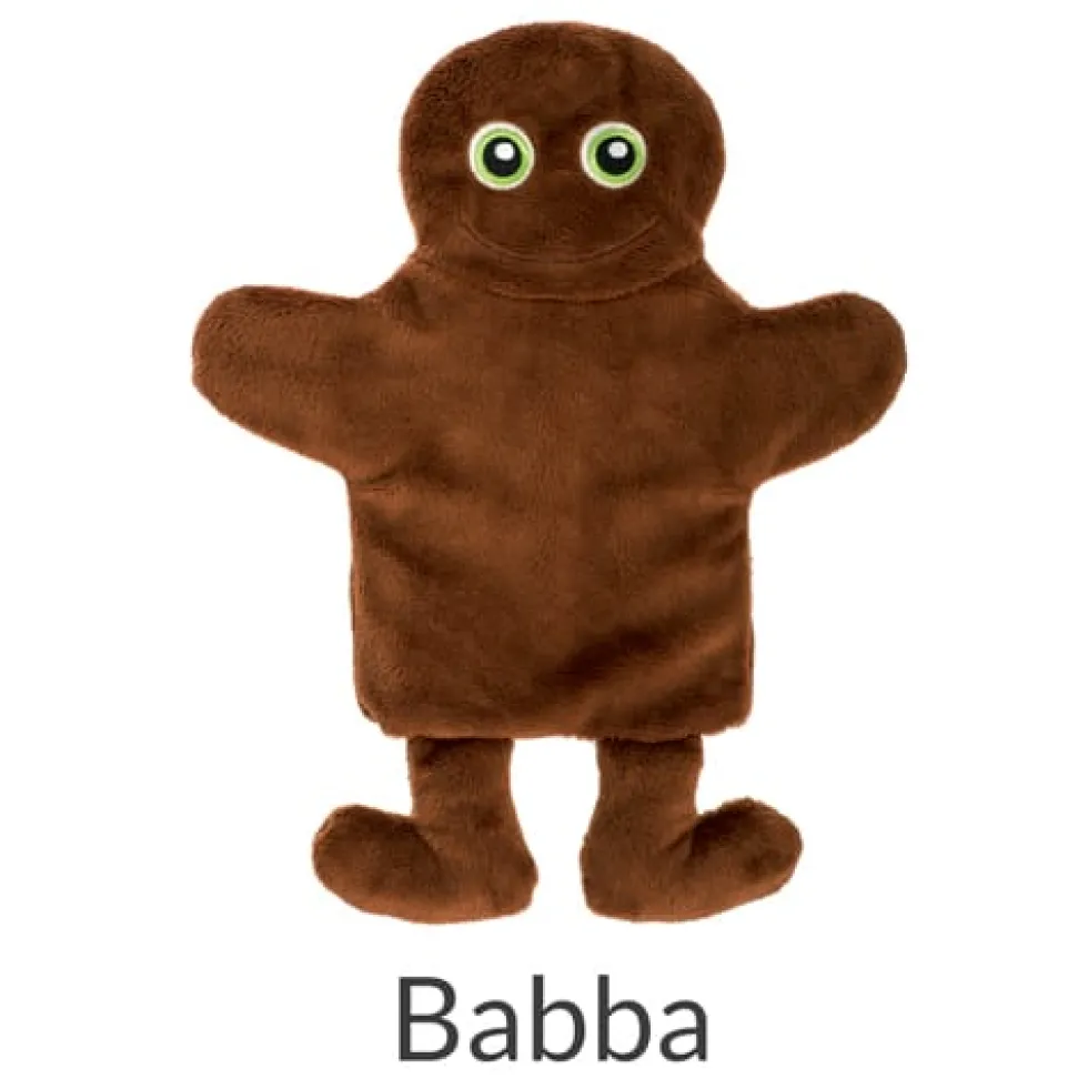 Babblarna kieliharjoittelut - Käsinukke 30 cm