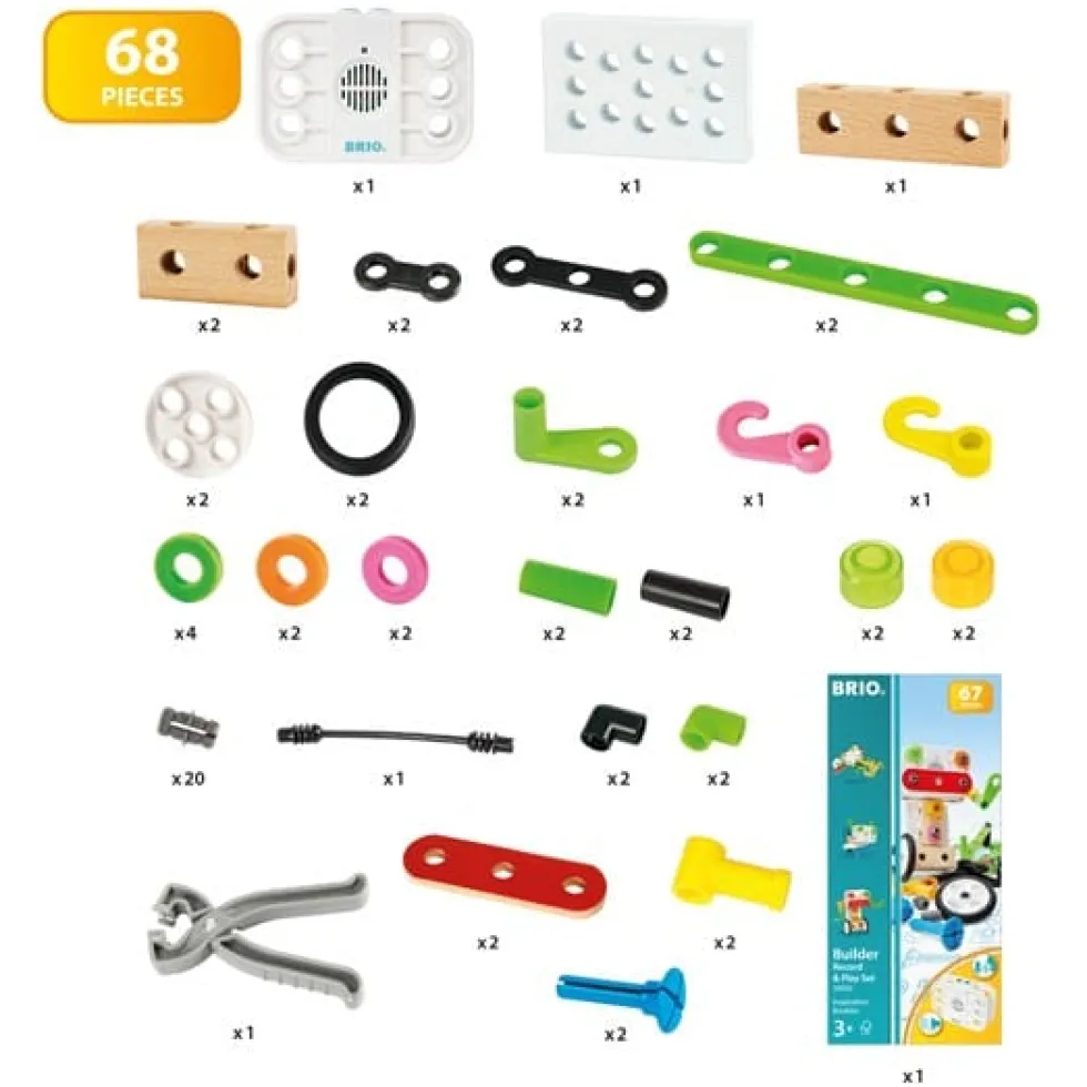 BRIO Builder - nauhuri- ja soitinsetti