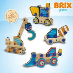 BRIX junior – Työajoneuvot, 114 osaa