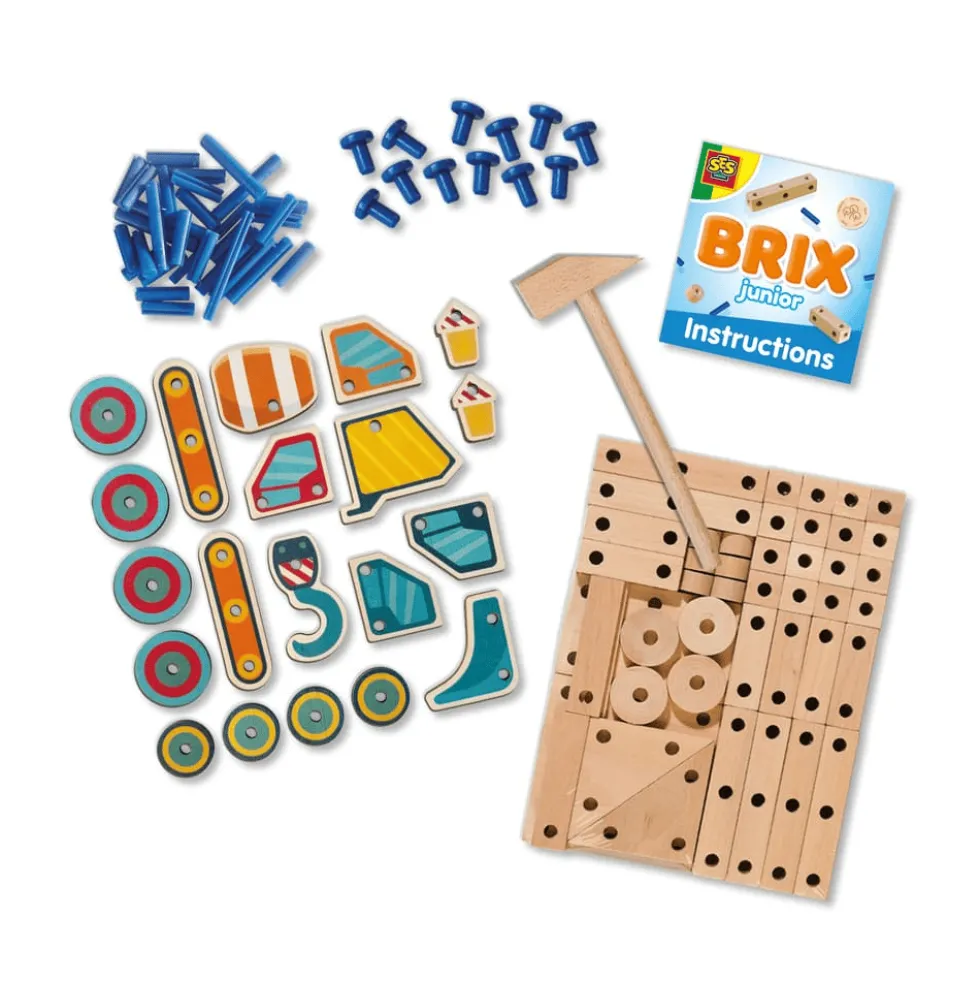 BRIX junior – Työajoneuvot, 114 osaa