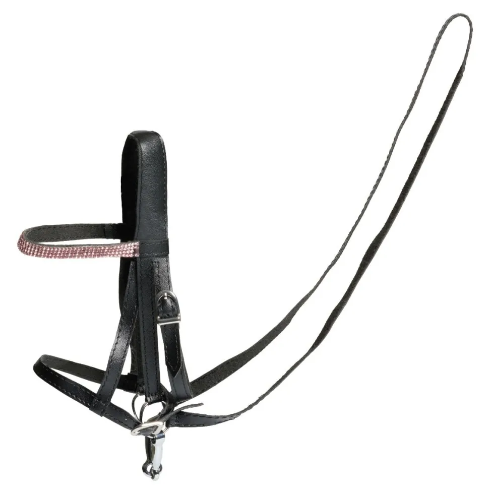 Cheval Roi lisävaruste - Suitset, strassit/pinkki