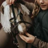Cheval Roi lisävaruste - Suitset, strassit/vihreä