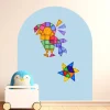 Cleverclixx | Magneettikalvo 95×75 cm, Clever Blue