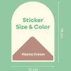 Cleverclixx | Magneettikalvo 95×75 cm, Mocha Cream