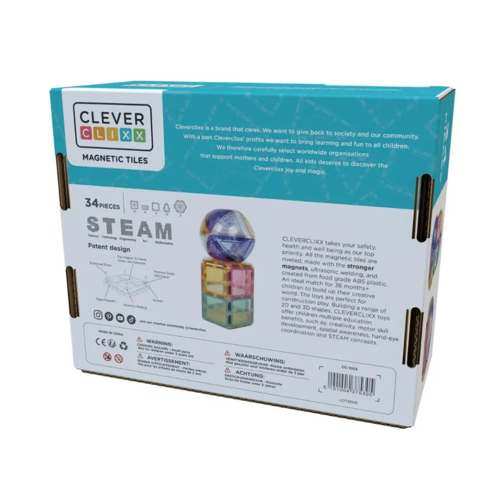 Cleverclixx | Pastelliset kupolit, 34 osaa