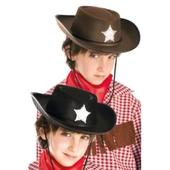 Cowboy-hattu 52 cm (satunnainen väri)