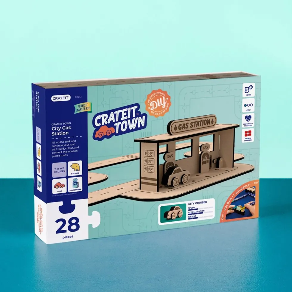 Crateit Town - Kaupungin huoltoasema, 28 osaa