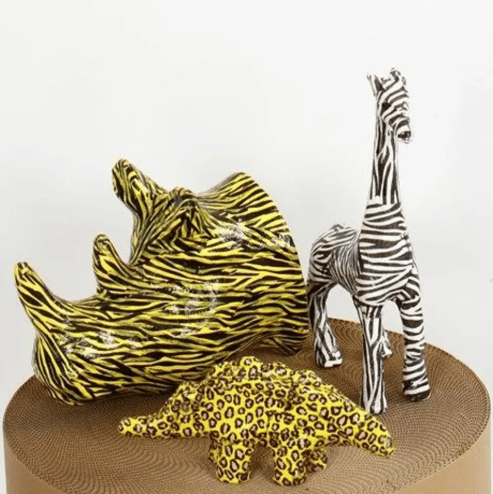Dinosaurus paperimassasta - Stegosaurus, 21,9 cm
