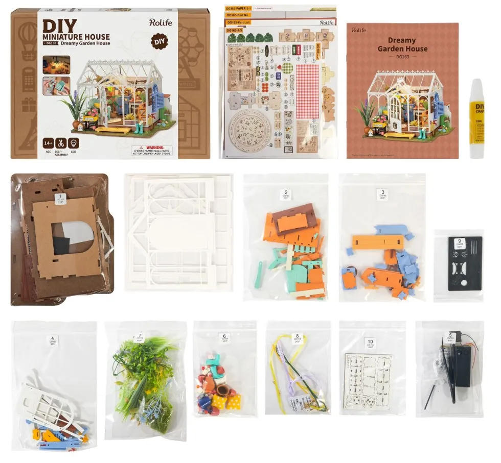 DIY Minimaailma - Pieni kasvihuone