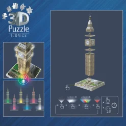 3D-LED-palapeli, 216 palaa - Big Ben
