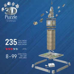 3D-LED-palapeli, 216 palaa - Big Ben