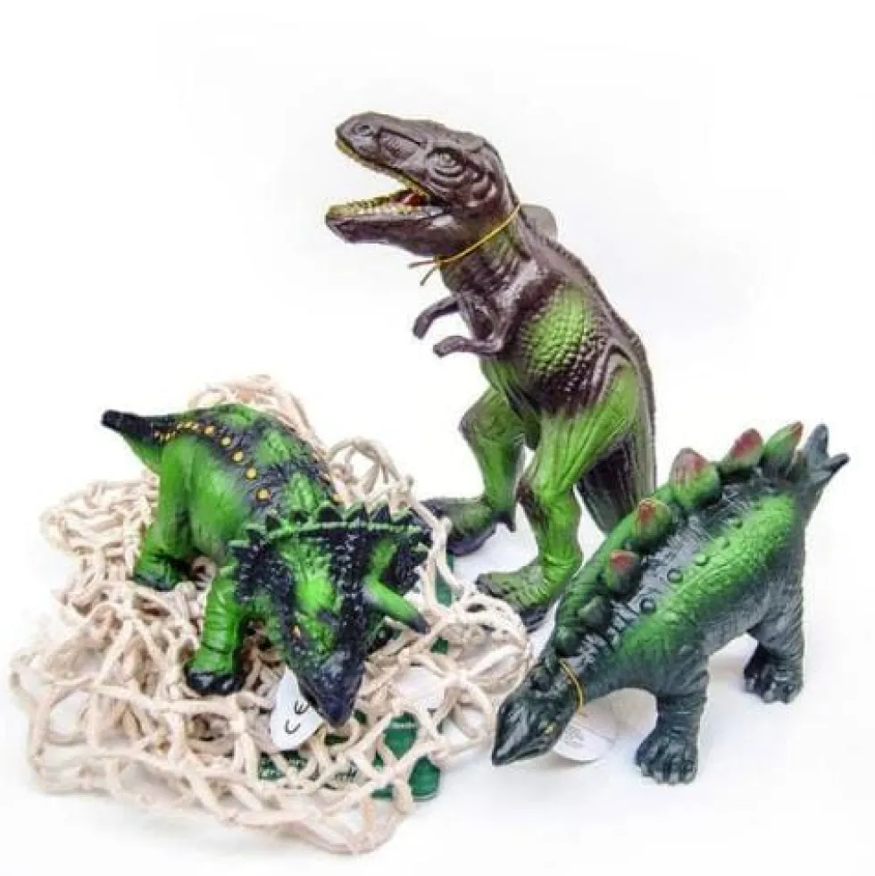 Eläimet 100% luonnonkumista - Dinosaurukset, 3 kpl