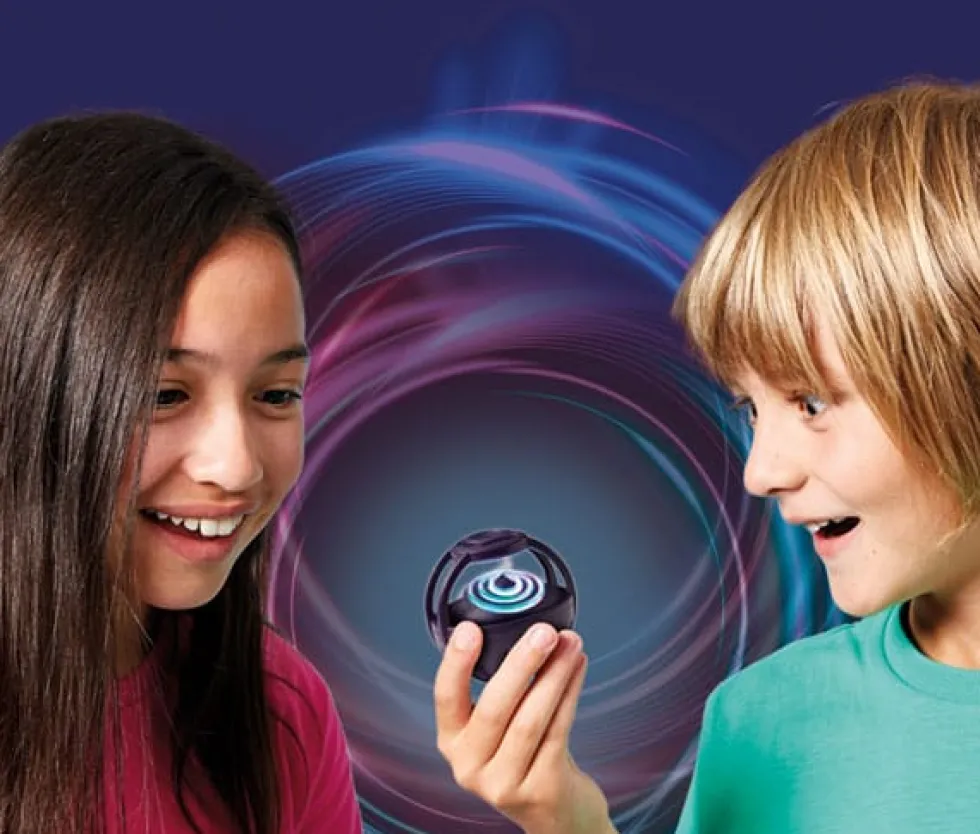 Fidget-spinneri valolla