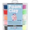 Foam Clay 10 x 35 gr - Kimalteella