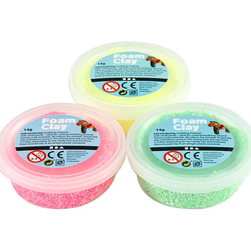 Foam Clay 3 x 14 gr - Neon