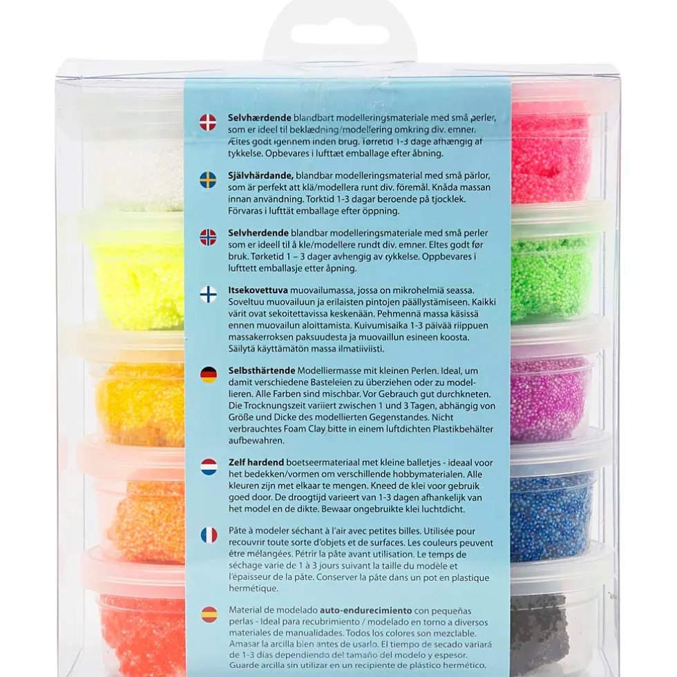 Foam Clay 10 x 35 gr - Perusvärit