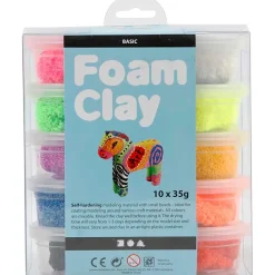 Foam Clay 10 x 35 gr - Perusvärit