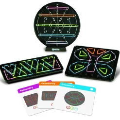 Geoboard - Tee muotoja kuminauhoilla