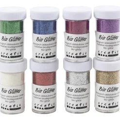 Glitteri - Perusvärit, 8 x 27 ml