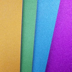 Glitterpaperi A4 - 10 arkkia