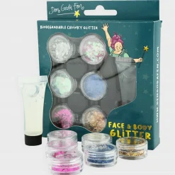 Glittersetti kasvoille ja vartalolle