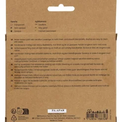 Gouache-maali 20 ml. - Luonnonvärit, 6 kpl