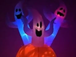 Halloween-kurpitsa valolla, 180 cm
