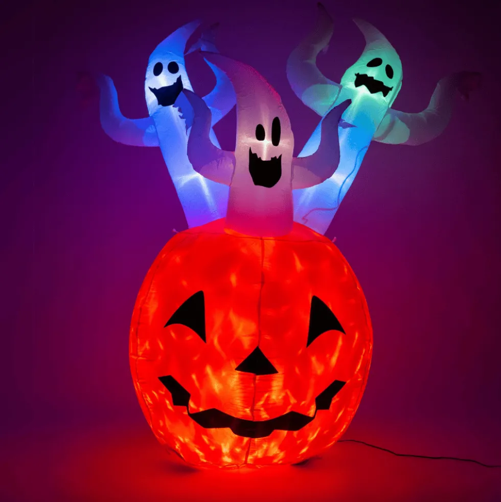 Halloween-kurpitsa valolla, 180 cm