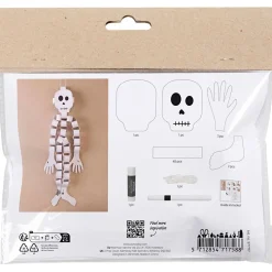 Halloween-pussi - Paperinen luuranko