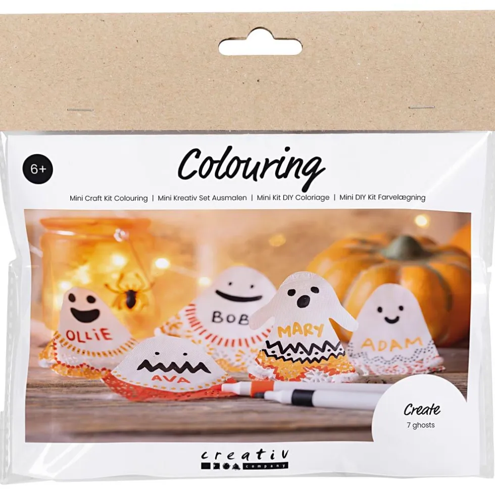 Halloween-pussi - Paperiset kummitukset