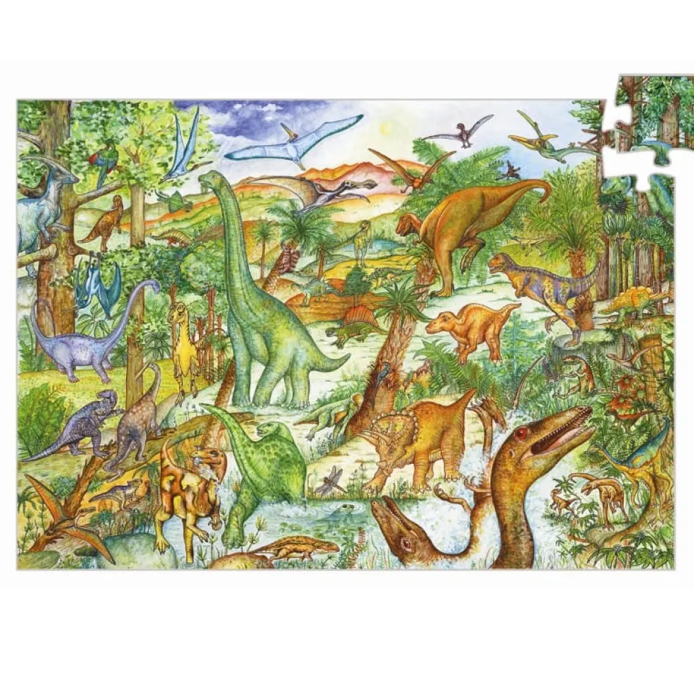 Havainnointipalapeli, 100 palaa - Dinosaurus