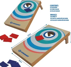 Heittopeli hernepusseilla - Cornhole