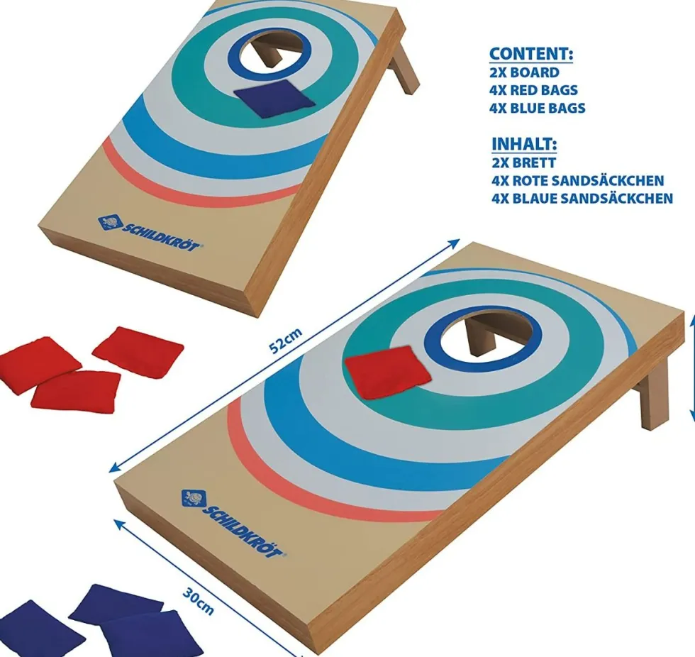 Heittopeli hernepusseilla - Cornhole