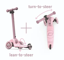 Highwaykick 3S -potkulauta, Rose