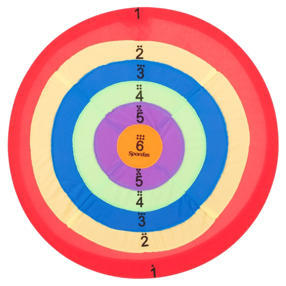 Hook'N'Loop-maalitaulusetti hulavanteeseen Ø75 cm