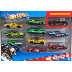 Hot Wheels -autot, lajitelma, 10 kpl