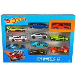 Hot Wheels -autot, lajitelma, 10 kpl