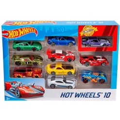 Hot Wheels -autot, lajitelma, 10 kpl